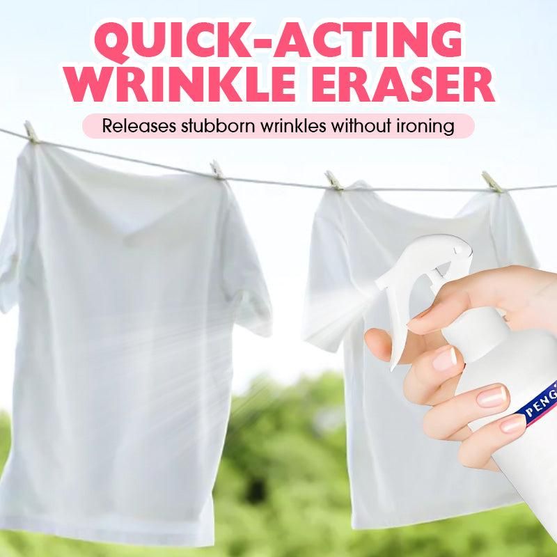 Instant Wrinkle Release Spray – No Iron Fabric Smoother, Anti-Static Clothing Refresher(Pack of 1)